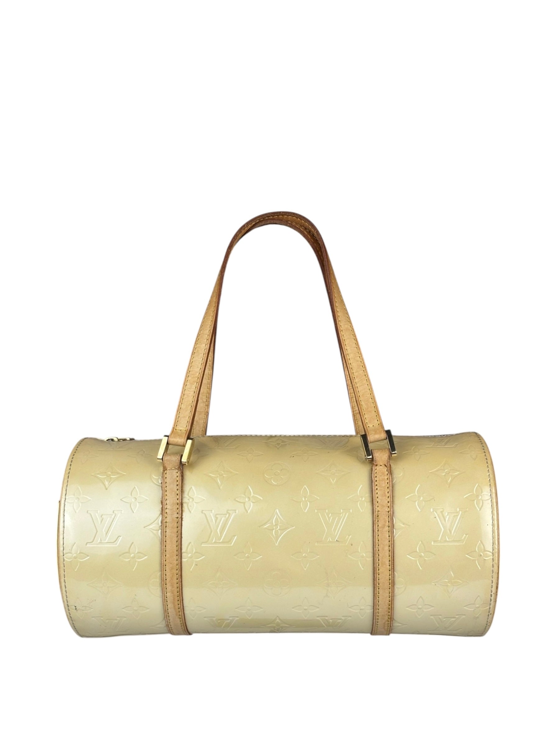 Louis Vuitton Yellow Monogram Vernis Bedford Handbag