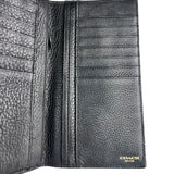 Coach Black Leather Long Wallet