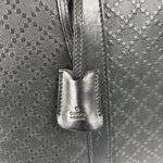 Gucci Black Leather Diamante Briefcase