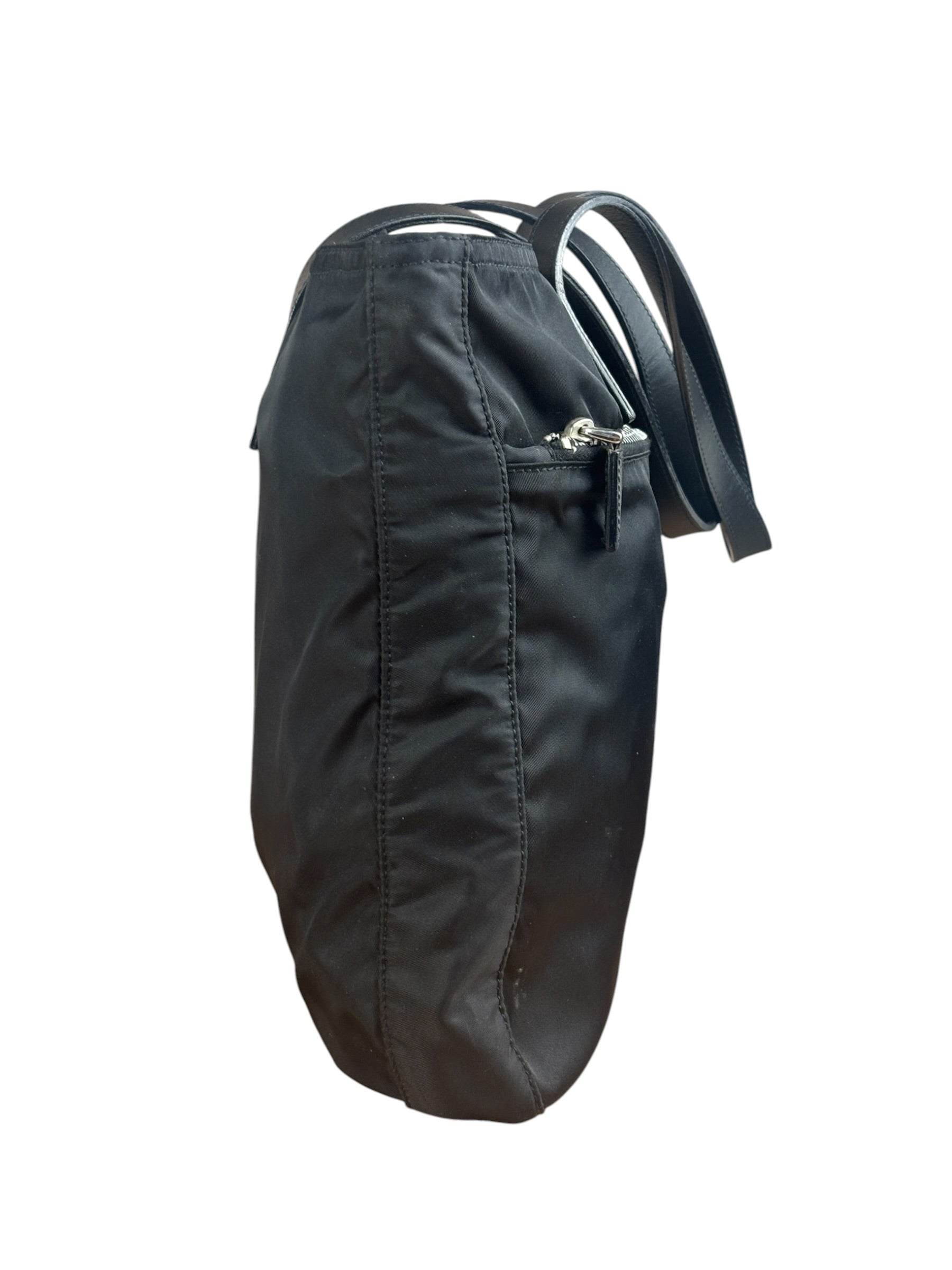 Prada Black Nylon Tote Bag