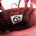 Telfar Small Maroon Shopping Tote
