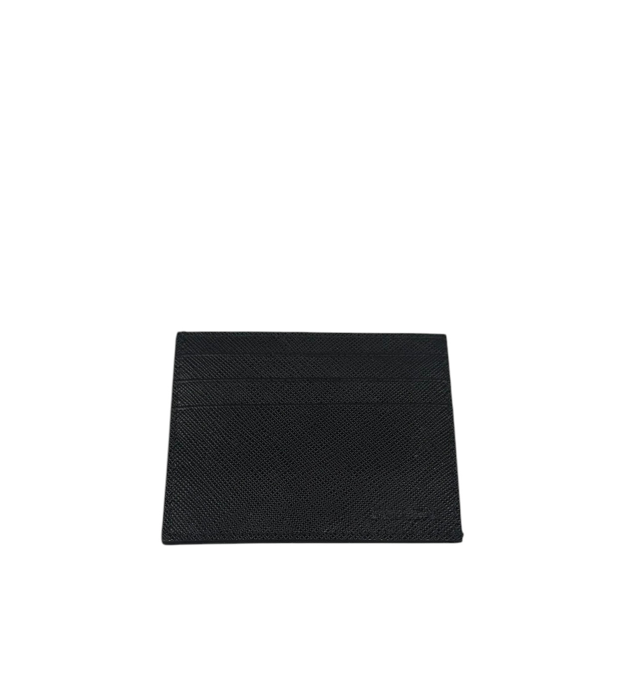 Prada Black Saffiano Leather Card Holder