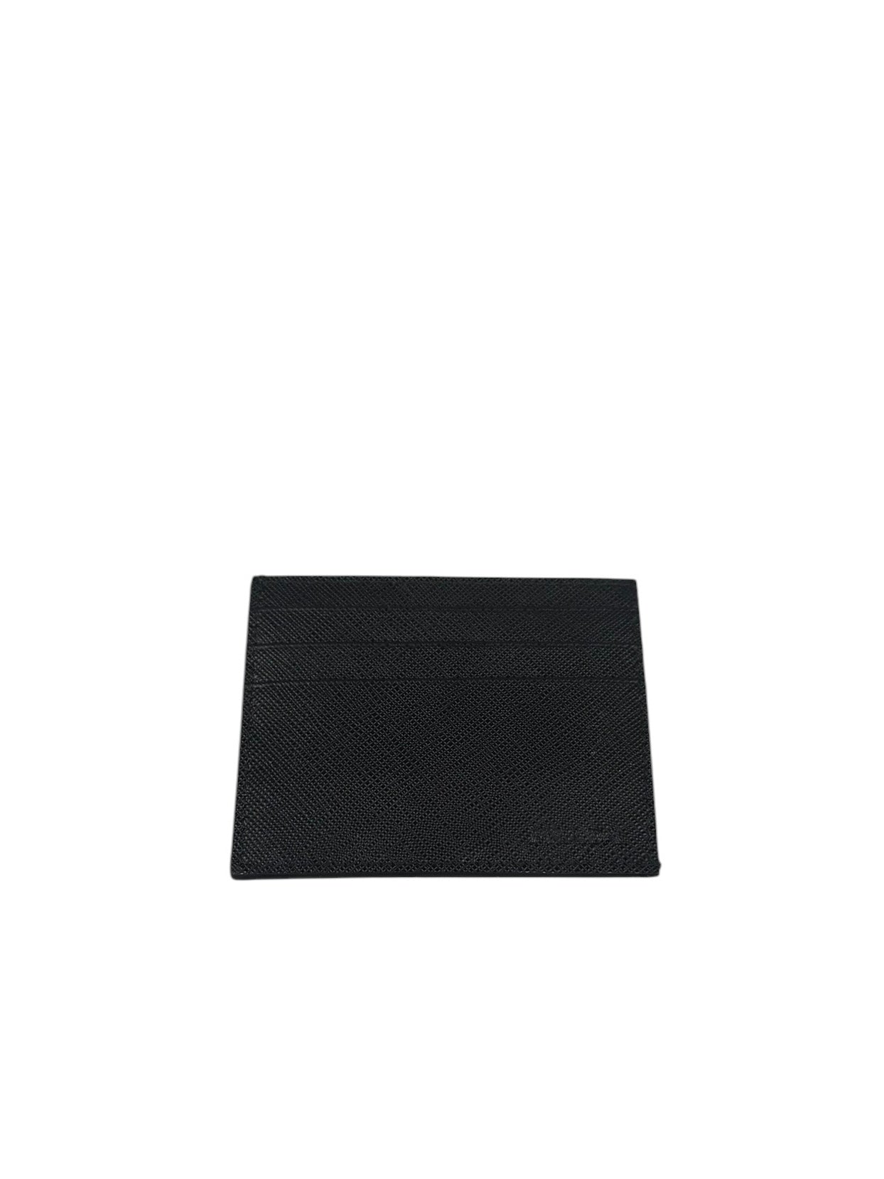 Prada Black Saffiano Leather Card Holder