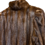Vintage Kings Tailor Brown Mink Fur Mid Length Coat