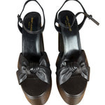 YSL 145MM Leather Platform Pumps