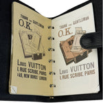 Louis Vuitton Black Epi Leather Agenda