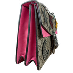 Gucci Pierced Heart Patches Dionysus Chain Shoulder Bag