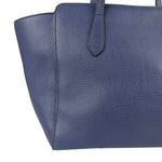 Gucci Navy Blue Swing Leather Tote Bag