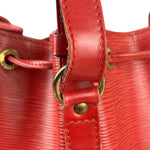 Louis Vuitton Red Epi Leather Noe Bucket Bag MM