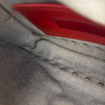 Valentino Garavani Denim Rockstud Spike Shoulder Bag