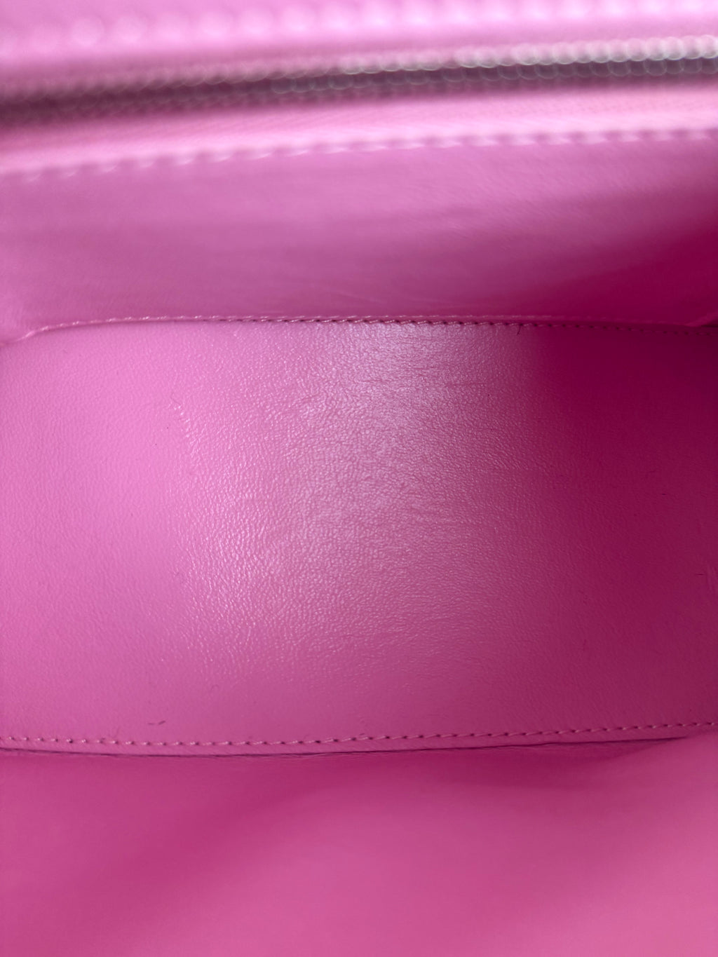 Balenciaga Pink Denim Small Hourglass 2Way Handbag