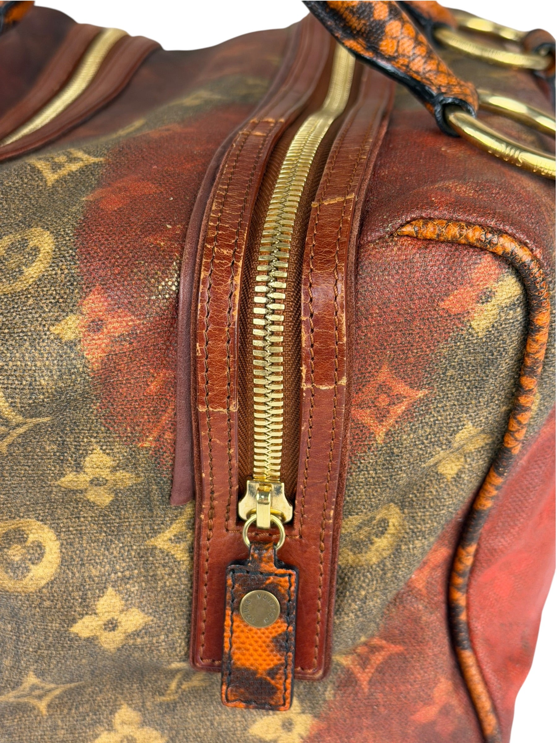 Louis Vuitton Multicolor Leather Mancrazy Jokes Handbag