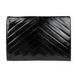 Yves Saint Laurent Black Quilted Leather Clutch