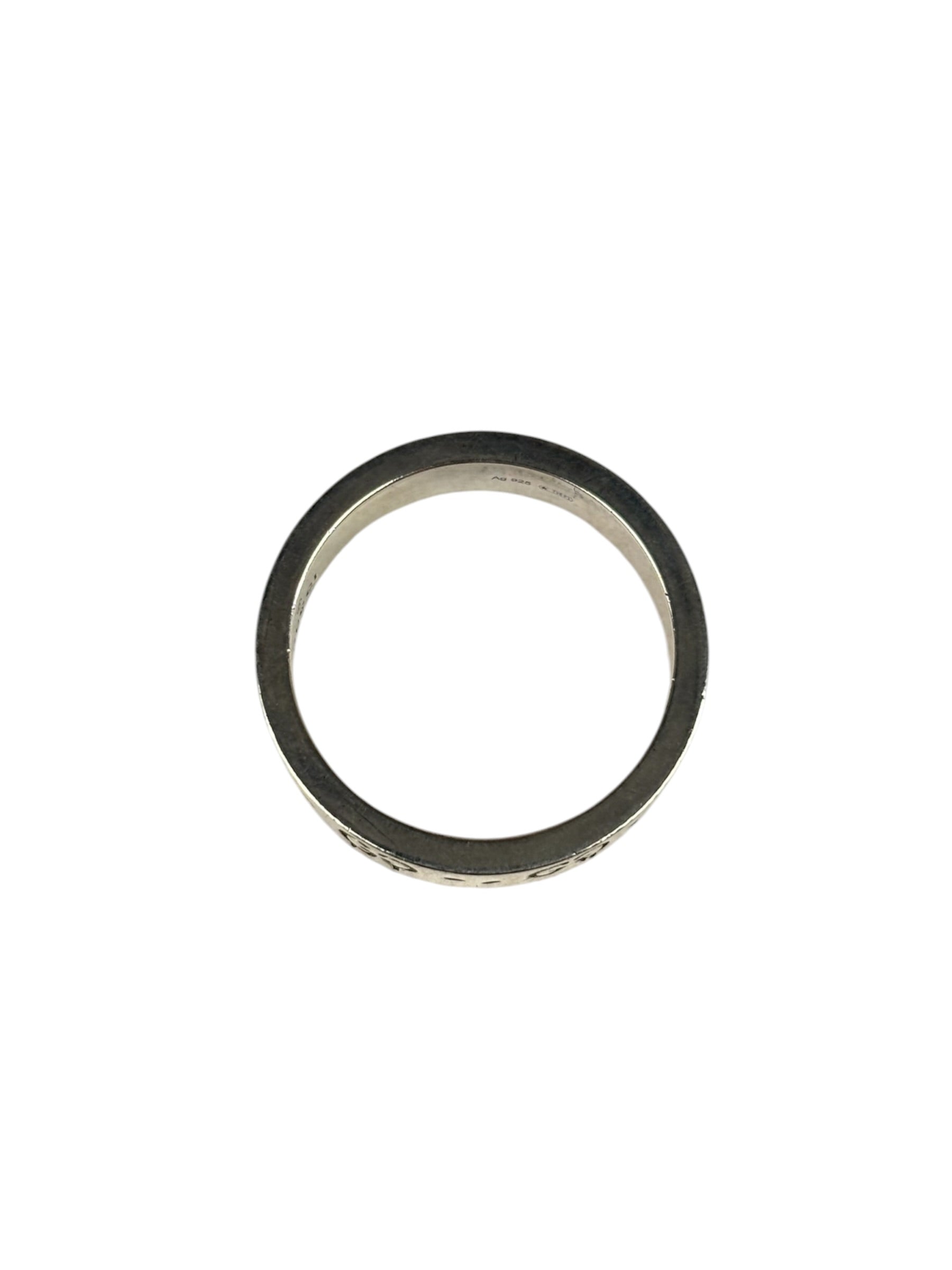 Gucci Silver GG Icon Band Rings