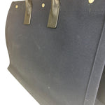 Yves Saint Laurent Navy/Black Leather Rive Gauche Tote