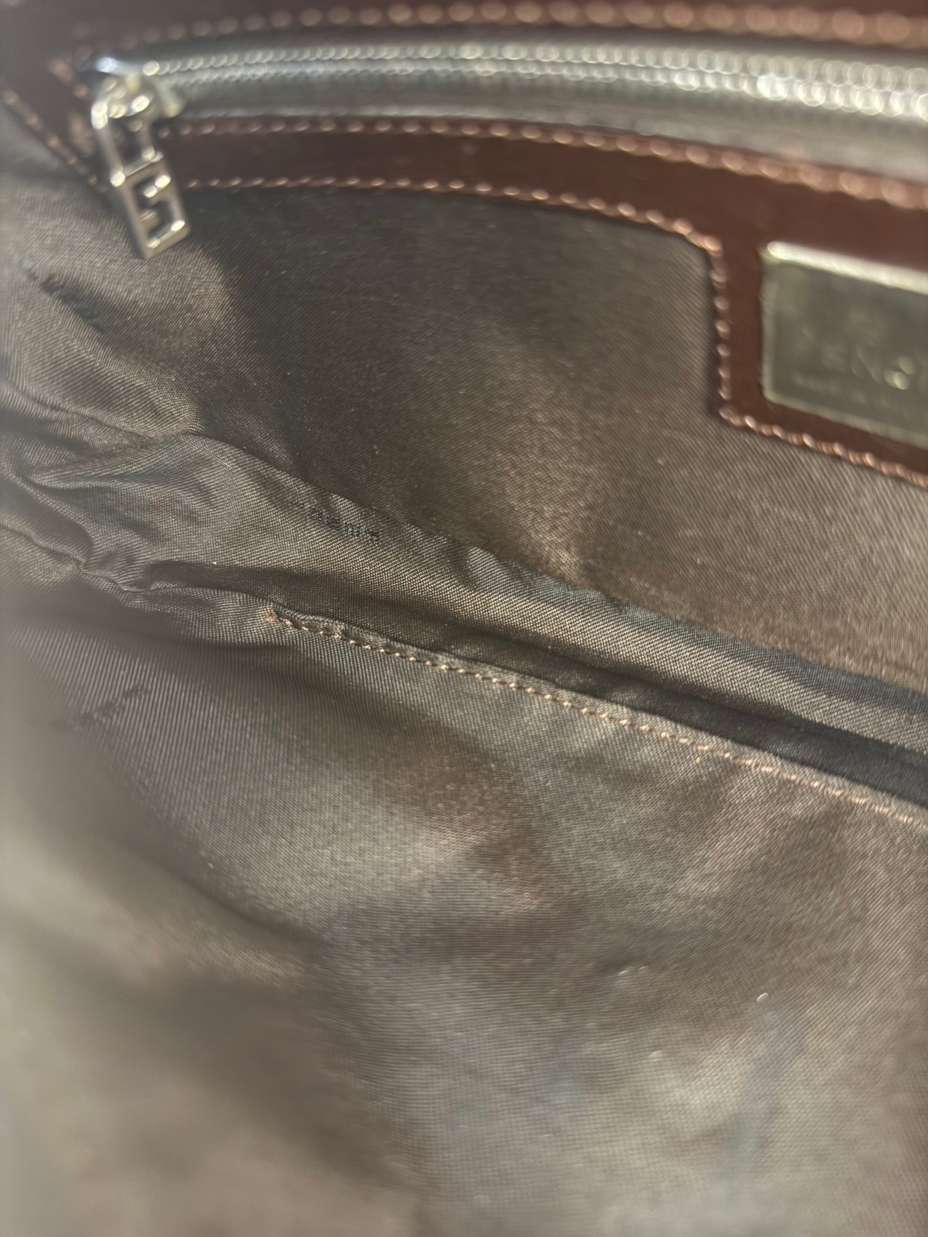Fendi Vintage Dark Denim Baguette