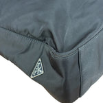 Prada Vintage Black Nylon Hobo Shoulder Bag