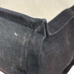 Saint Laurent Beige/Black Rive Gauche Canvas Tote Bag