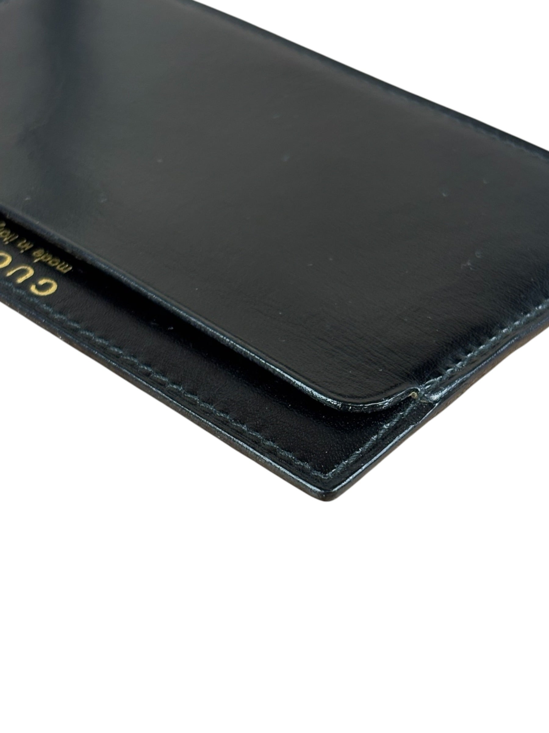 Gucci Black Leather Card Holder