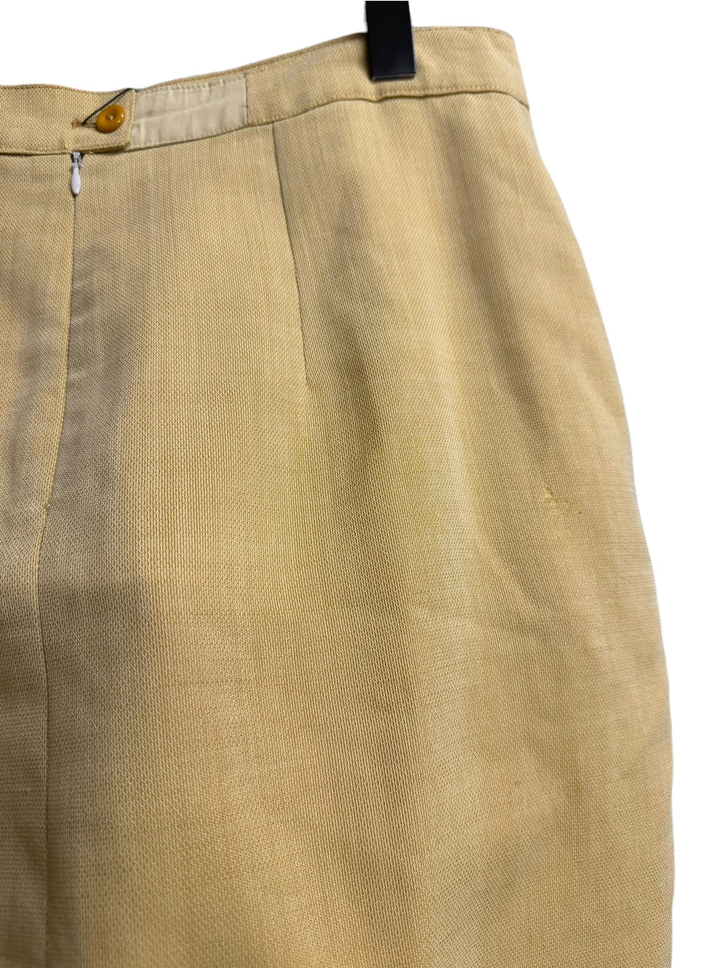 Vintage Burberry's Beige Cotton Twill Skirt