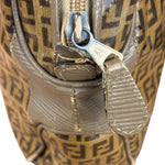 Fendi Vintage FF Brown PVC Handbag