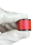 Chanel Paris Red Leather Wrap Ring