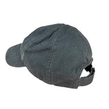 Balenciaga Distressed Embroidered Cap Washed Black
