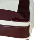 Balenciaga Canvas Maroon Cabas XS Tote Bag