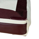 Balenciaga Canvas Maroon Cabas XS Tote Bag