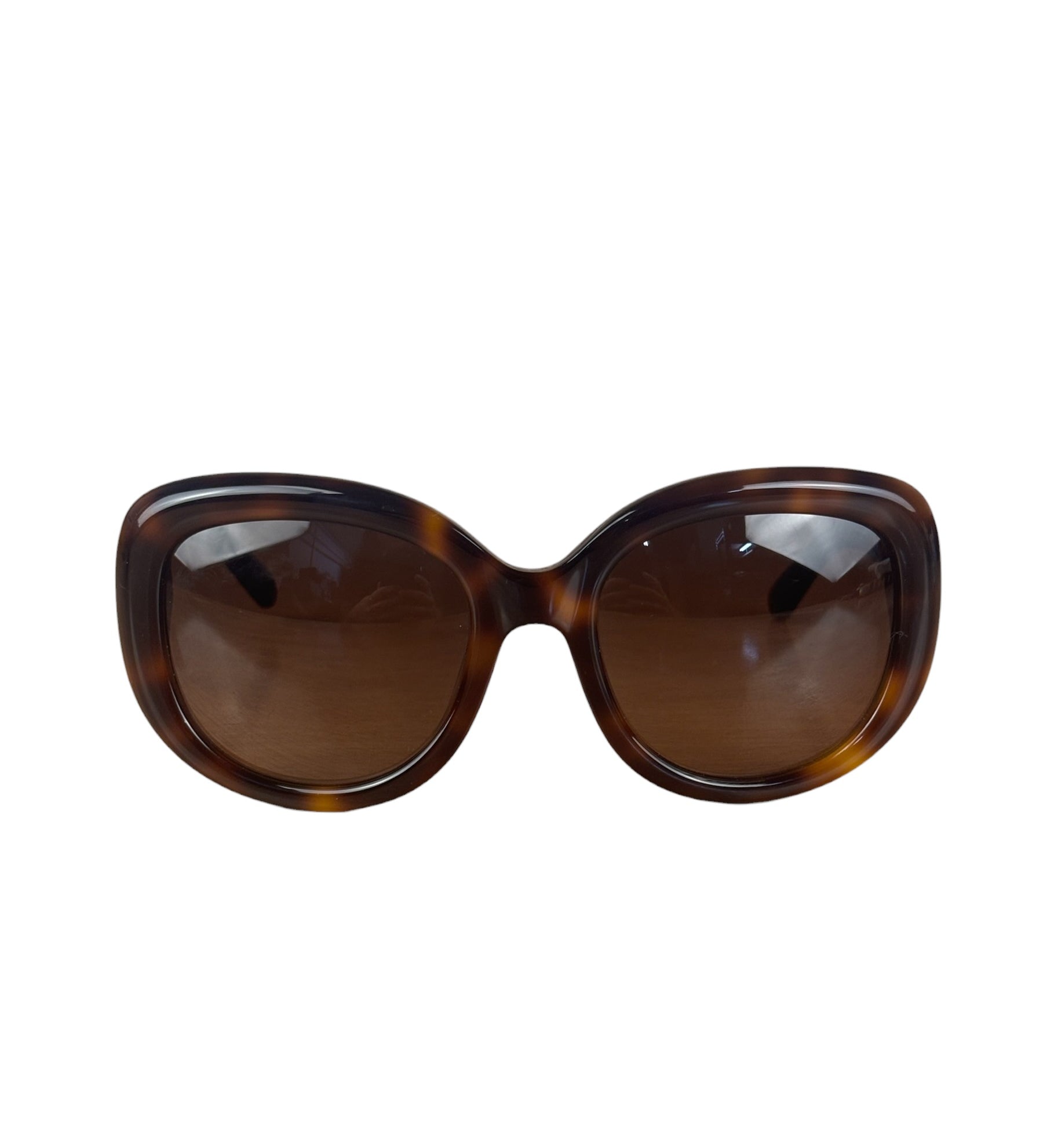 Salvatore Ferragamo Tortoise Oversized Sunglasses