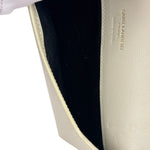 YSL Beige Leather Cassandre Flap Phone Holder