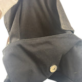 Fendi Black Nylon Mamma Baguette Handbag