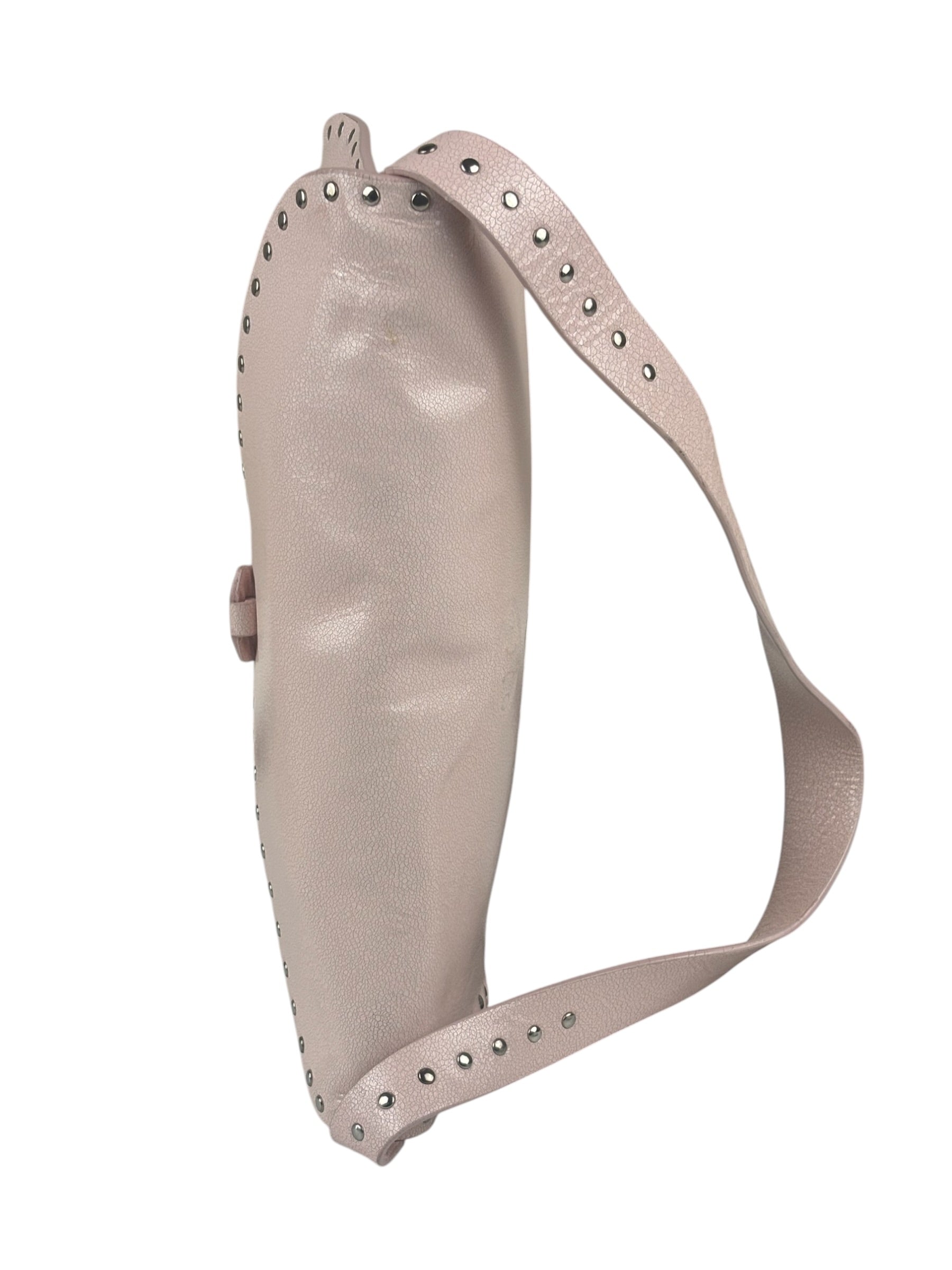 Celine Vintage Pink Triomphe Poulbot Shoulder Bag