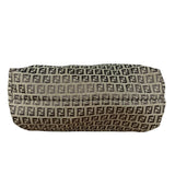 Fendi Vintage FF Canvas Print Zip Shoulder Tote