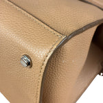 Givenchy Nude Brown Leather Mini Two-Way Handbag