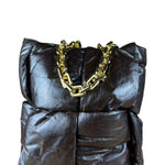 Bottega Veneta The Chain Puffy Tote Bag Brown