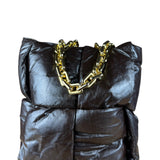 Bottega Veneta The Chain Puffy Tote Bag Brown