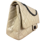 Chanel Aged Ivory Quilted Leather 2.55 Reissue Double Flap Bag 2009