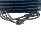 Bottega Veneta Vintage Blue Leopard Chenille Shoulder/Hand Bag