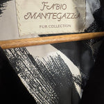 Fabio Mantegazza Vintage Black Fur Coat