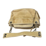Chanel Warm Beige Leather LAX Accordion Shoulder Bag 2003