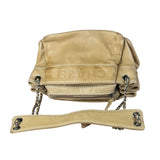 Chanel Warm Beige Leather LAX Accordion Shoulder Bag 2003