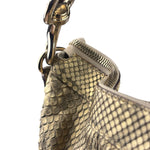 Gucci Light Sand Tones Python Hobo Bag