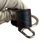 Louis Vuitton Black Monogram Shadow Dragonne Key Holder