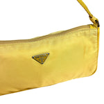 Prada Vintage Nylon Yellow Pochette