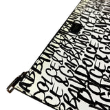Dolce & Gabbana Graffiti Clutch White