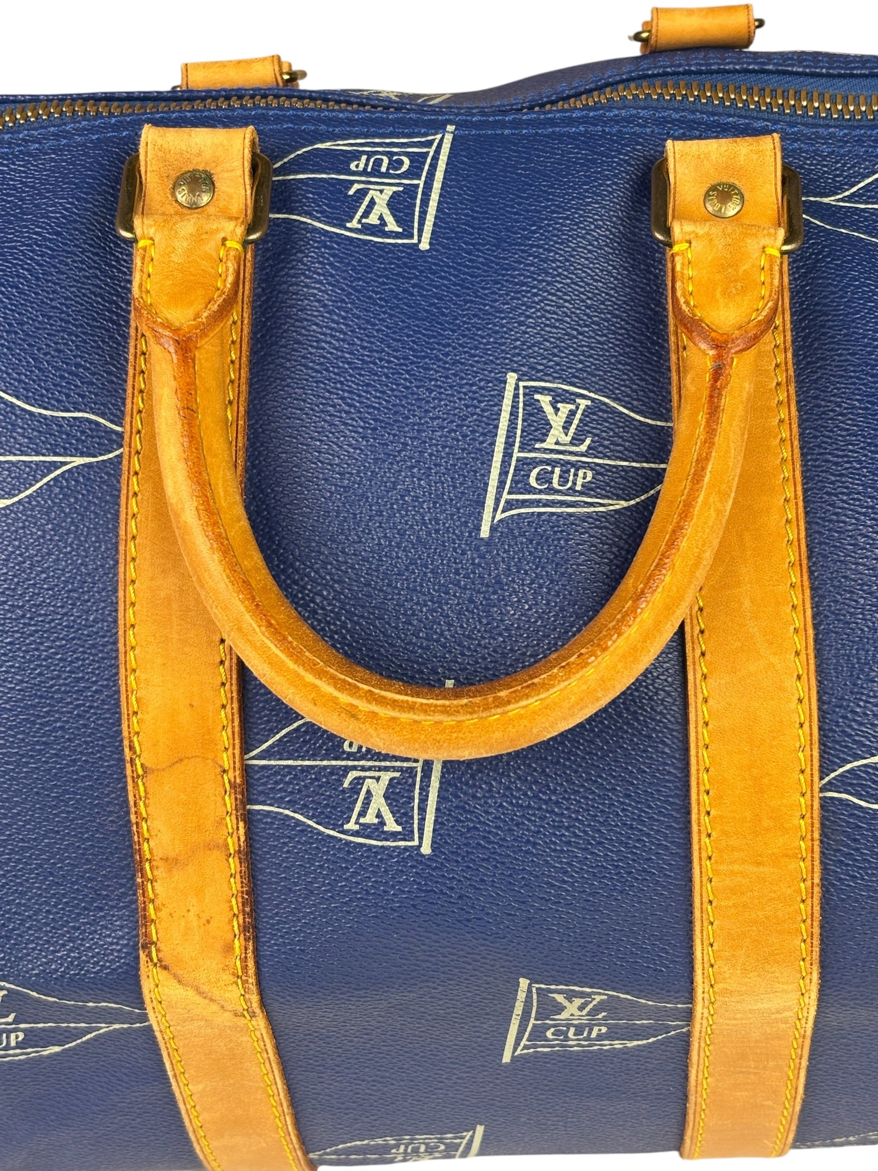Louis Vuitton Blue America's Cup Keepall 45