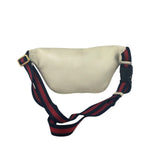 Gucci Cream Leather Print Belt Bag