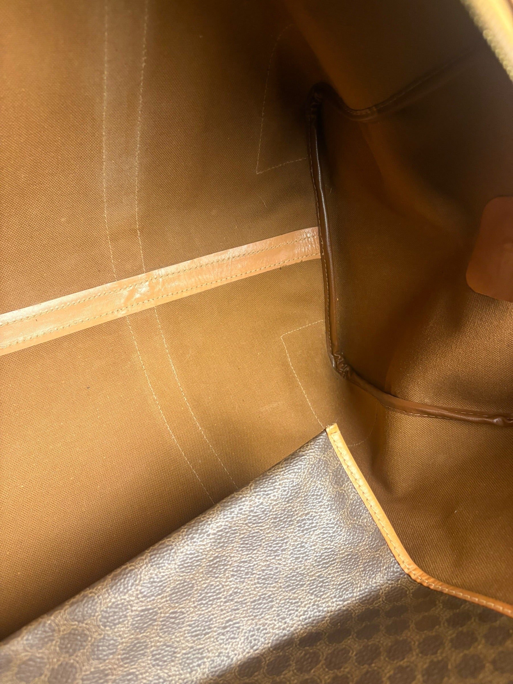 Celine Vintage Macadam Boston Bag