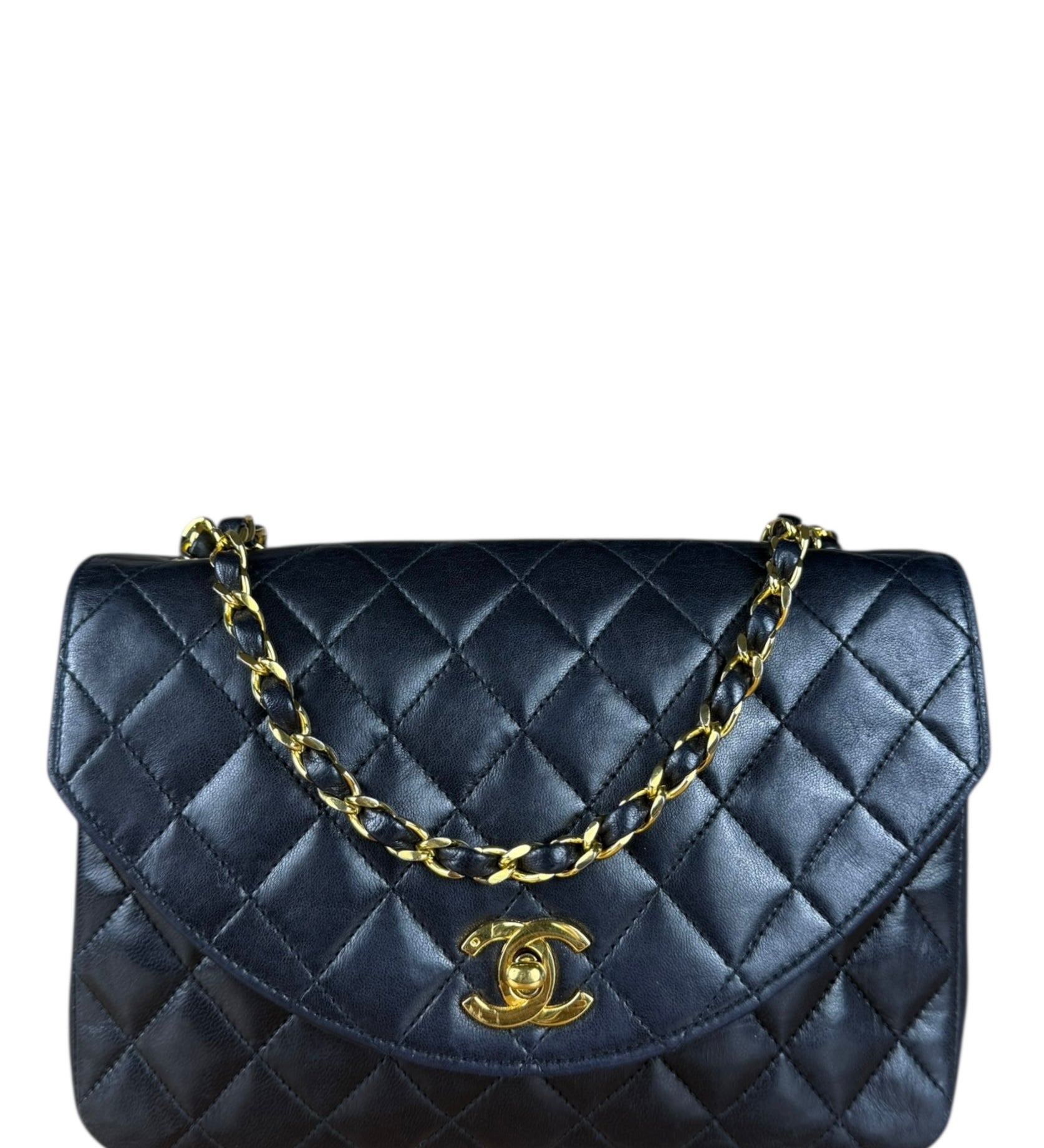 Chanel CC Black Classic Flap Bag 1988